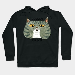 Go-Away Cat Hoodie